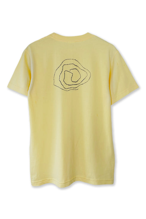 VIBRATION CIRCLE TEE -LEMON YELLOW-